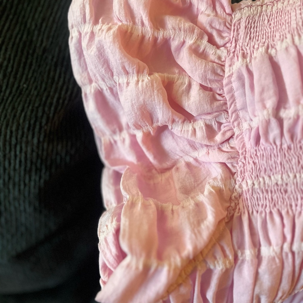 Pink Ruffled Dress - Picture 8 of 10